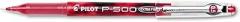 Pilot 38602 Gel Rollerball Pen, Extra-Fine Point, Red Ink/Barrel