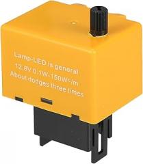 Electronic LED Flasher Relay Fix, 8 Pin Turn Signal Flashers Universal for Car Speed Adjustable Plastic Yellow