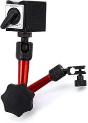 Mini Magnetic Base, Adjustable Magnetic Base, Mini Magnetic Base Holder, Magnetic Base Holder for Digital Level Dial Testing Indicator Tool with Stand