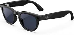 Ray-Ban Meta (Gen 2), Headliner, Shiny Black | Smart AI Glasses for Men, Women — 2x Battery Life — 3K Ultra HD Resolution — 12 MP Ultra-Wide Camera, Audio, Video — Transitions® Sapphire Lenses
