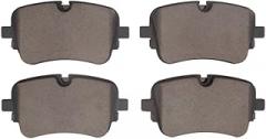 KarParts360 For Audi e-tron Quattro/Sportback 2020 2021 2022 2023 Disc Brake Pads | Electronic Pad Wear Sensor Type | 65mm/2.56in Inner Height | 129mm/5.08in Inner Width | 65mm/2.56in Outer Pad Height