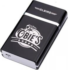 Bestwishes2u 1pcs USB Rechargeable Lighter Box Holder for Men/ Flameless Electronic Rechargeable USB Lighter -Man gift