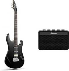 Donner DMT-66 39 Inch Full Size Electric Guitar for Beginner and Donner Mini Guitar Amp Small Electric Guitar Amplifier