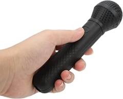 Fake Microphone Prop, Non Electronic Dummy Mic for Photography, Stage & Cosplay, Plastic Model for Video & Interview