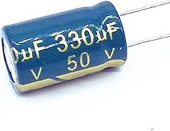 Aluminum Electrolytic Capacitor High Frequency Low Impedance 50v 330UF Size 10 * 17 330UF 20pcs