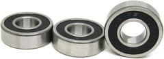 5Pcs R6 2RS R6ZZ 9.525x22.225x7.14 Inch Deep Groove Ball Bearing R6RS 9.525 * 22.225 * 7.14 Miniature Ball Bearing R6 ZZ(Rubber Seals)