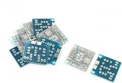 NEW LON0167 10 Pcs 5mm LED DIY Simple Flash Circuit Electronic Production Kits PCB Board(10 Stücke 5mm LED DIY Einfache Flash Circuit Elektronische Produktion Kits Platine