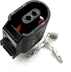 1/2 Pin 6E0973702 Auto Electronics ABS Speed Sensor Harness Plug Car / / Bearing Plug Applicable to 8T0973702(Lavender,1 Set)