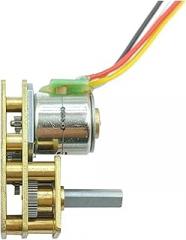 1024-10BY DC 5V 2-Phase 4-Wire Stepper Electronic Starter with Full Metal Gearbox 10mm Inverted ShaftModel Radio 210 BQLOPOIQWZ