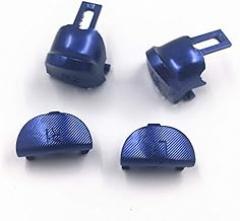 Trigger Buttons L1 R1 L2 R2 Replacement Aluminum Metal for PS4 Slim PS4 Pro JDS-040 JDS-050 Controller (Blue)