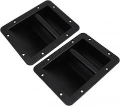 2pcs Recessed Audio Speaker Handles Side Mount Speaker Cabinet Handles Replacement for Professional Stage Loudspeakers Audio Equipment Accessories