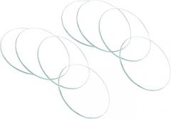 CoCud Watch Crystal Len Glass, 31.5mm Dia. Optical Glass Single Dome Face Crystals Replacement Lens Clear - (Applications: for Watchmaker Repair Electronic Mechanical Watch), 8-Pieces