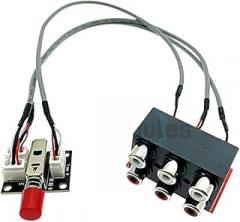 2 - Way Button Type Sound Source Switching Board Module Signal Input Mechanical Switch Type Without Povver Suppli and InteRIFerence New 2026 High for Reliable Electronic Component, Precision