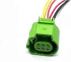 6 Pin Auto Electronic Width/Connector Car Brake Tail/Male Female Socket 4G0973813C 4H0973713C Applicable to A5 A7 A8 TT(with 20AWG Wire,1 Set)