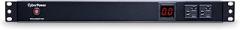 CyberPower PDU20M2F10R Metered PDU, 100-125V/20A (Derated to 16A), 12 Outlets, 1U Rackmount, 15 Foot Power Cord