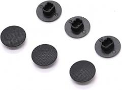 Pomeat 6 Pack Black Analog Joystick Stick Cap Cover Button for Sony PSP 1000