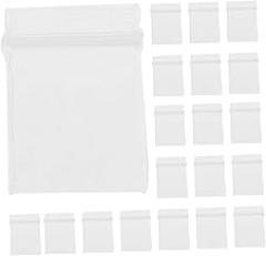 500pcs Mini Jewelry Bags Reusable Sealable Storage Pouches Mini Baggies for Electronics Coins Jewelry Samples