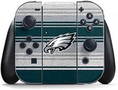 Skinit Decal Gaming Skin Compatible with Nintendo Switch Joy Con Controller - Officially Licensed NFL Philadelphia Eagles Trailblazer Design