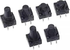 10PCS 4Pin Dip Micro Switch 12 * 12 * 6 7 8 910 11 12 Button 12x12x6/7/7.5/8/8.5/9/10/10.5/11/12mm Waterproof New 2025 for Arrival High Reliable Electronic Component, Precision, Stable Performance