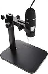Gadpiparty USB Digital Microscope Magnification and Led Lights for Jewelry Electronics and Scientific Research Includes Convenient Lift Stand Black