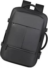 Men's Waterproof Business Travel Backpack Ergonomic Shoulder Strap and Multiple Compartments for Electronics Organizatio