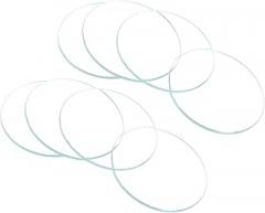 CoCud Watch Crystal Len Glass, 22.5mm Dia. Optical Glass Single Dome Face Crystals Replacement Lens Clear - (Applications: for Watchmaker Repair Electronic Mechanical Watch), 8-Pieces