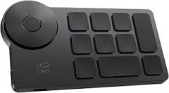 XPPen Mini Keydial ACK05 Wireless Shortcut Keyboard Bluetooth Programmable Express Remote Control with Dial & Customized Express Keys for Drawing Tablet PC MacBook Windows Images Video Editing