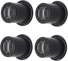 4pcs Loupe Magnifier for Watch Repair Lightweight Jewelry Magnifying Tool for Electronics Painting and Detailed Craftwork