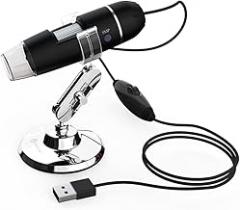 Microscope Observation Adjustable 1000X 3 in 1 USB Microscope 8LED Digital Zoom Electronic Magnifier(1 Interface)