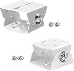 2sets CCTV Security Camera Universal Pole Mounting Mount Bracket Adapter for PTZ Dome Surveillance Camera (2x2D Duckbill Mount)