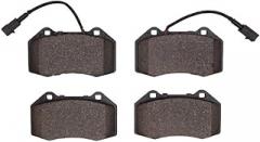KarParts360 For Alfa Romeo 4C 2015 16 17 18 19 2020 Disc Brake Pads | Electronic Pad Wear Sensor | 70.6 Millimeters / 2.78 Inches Inner Pad Height | 70.6 Millimeters / 2.78 Inches Outer Pad Height