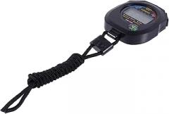 GANAZONO Multifunctional Stopwatch Timer for Sports Black Electronic Match Timer LCD Display Vibration Alerts for Referees