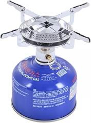 VANZACK Portable Bbq Grill Camping Cooking Stove Outdoor Propane Burner Single Burner Camper Stove Camping Gas Electronic Ignition Brass Connector Boy Girl Safety Easy to Use Compact