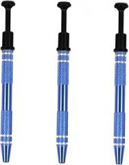 Angoily 3pcs Electronic Component Grabber Tool Ic Extractor Puller for Safe Removal of Plcc and Ic Chips Easy to Use with Insulated Handle for Technicians and Repair Professionals