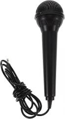 Toyvian Professional Microphone for Outdoor Electronic Piano Microphone Jack Clip Karaoke Lightweight and Compact Black
