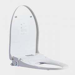 Smart Bidet Toilet Seat with Remote Control & Side Knob - Instant Heating Electronic Bidet with Warm Air Dryer, Heated Seat, LED Night Light, Digital Display,Self-Cleaning Nozzle