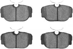 CarLights360 For Land Rover Range Rover 1995-2002 Disc Brake Pads | Low Metallic Friction | Electronic Pad Wear Sensor | 51.8 Millimeters/2.04 In. Inner Height | 94.7 Millimeters/3.73 In. Inner Width