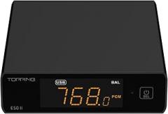 Fanmusic Topping E50 II Desktop Decooder AK4497S DAC Chip TRS/RCA Line Out with Remote Control (Black)