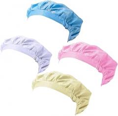 SAFIGLE 4pcs Static Workshop Hat Breathable Polyester Caps Mesh Window for Electronics Food Options