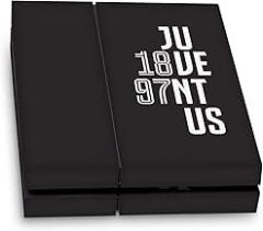 Head Case Designs Officially Licensed Juventus Football Club Typography Art Vinyl Sticker Gaming Skin Decal Cover Compatible With Sony PlayStation 4 PS4 Console