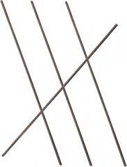 Operitacx 4pcs High Temp Kiln Wire Tungsten High Temperature Wire Electronics Kiln Accessories Resistant Metal Coil for Bulb Production