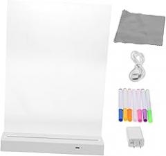 Fluorescent Board Small Blackboard Led Bulletin Board Electronic Notice Led Writing Pad Boys and Girls Writing Light up Bulletin