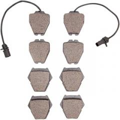 KarParts360 For Volkswagen Passat 2002 2003 2004 Brake Pads | Electronic Pad Wear Sensor | 2.97 Inches Inner Pad Height | 2.50 Inches Inner Pad Width | 2.94 Inches Outer Pad Height