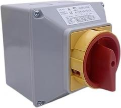 Isolator Switch with Protective Box LW26GS-63/2M Main Control Electronic Starter Power Supply Cut-Off Load Disconnect 63A