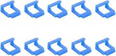 PCIE 10pcs PCIE Riser Card Retainer USB Riser Locking Clips for Adapter (Blue)