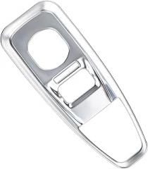 For Volvo, for S90, for XC90, for V90, for XC60, for S60, for V60 Electronic Center Console Car Armrest Gear Stall Brake Hand Frame Decoration Cover(Silver)