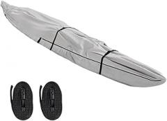 420D Oxford Canoe Cover UPF 50+ - Waterproof Fishing Boat Cover 18 Canoes(10FT)