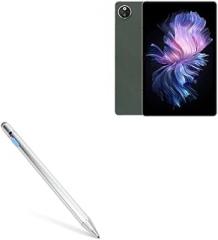 BoxWave Stylus Pen Compatible with Doogee T30 Max - AccuPoint Active Stylus, Electronic Stylus with Ultra Fine Tip - Metallic Silver