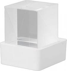 Zopsc Mini 3D Hologram Cube Display, Display Smart Weather, Digital Clock with GIF Animations and Electronic Image Album Player, for Desktop Car Decor