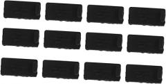 32pcs USB Female Port Plugs Dustproof Charging Port Covers for Laptops and Electronics Random Color